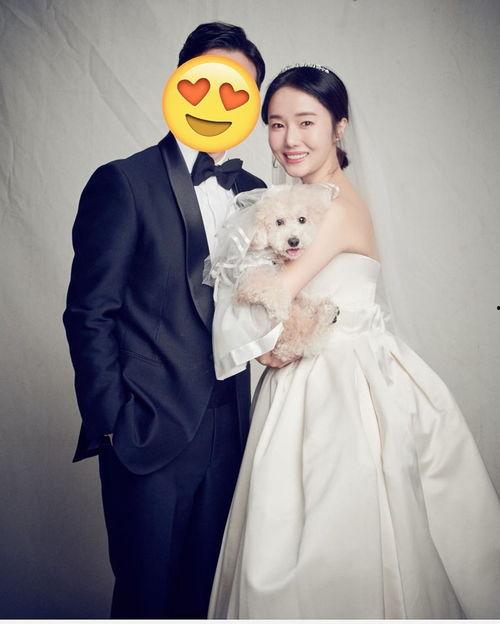 田慧和老公结婚照